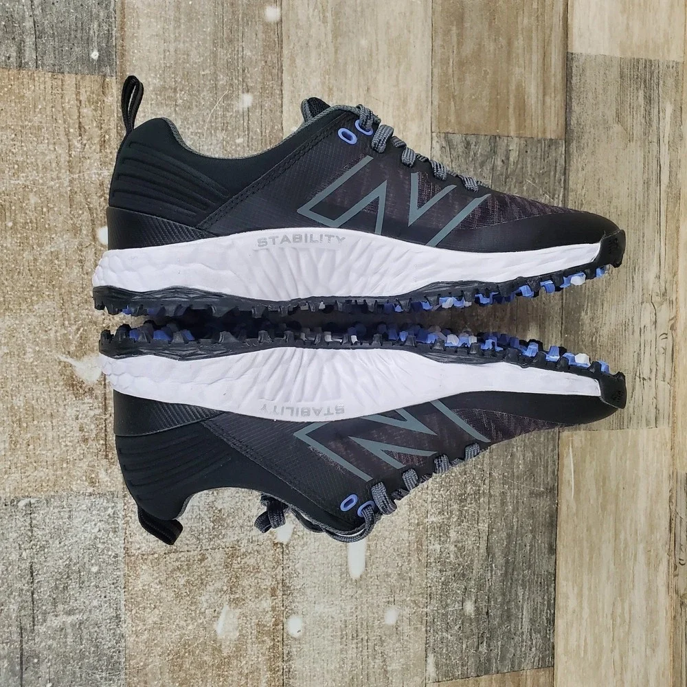 New Balance Fresh Foam Contend V2 Womens Golf Shoes Sz 7.5 D Gray Black Golfing